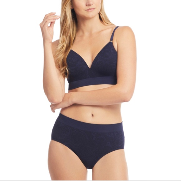 Lauren Ralph Lauren Women's Seamless Hipster Bikini Brief - Navy - Picture 4 of 4